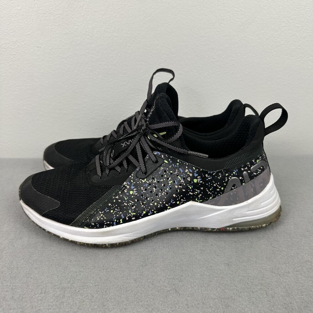 Nike Air Max Bella TR Shoes Women 8.5 Black White Speckle Athletic Training